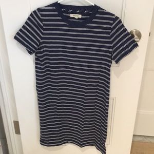 Madewell Striped T Shirt Dress